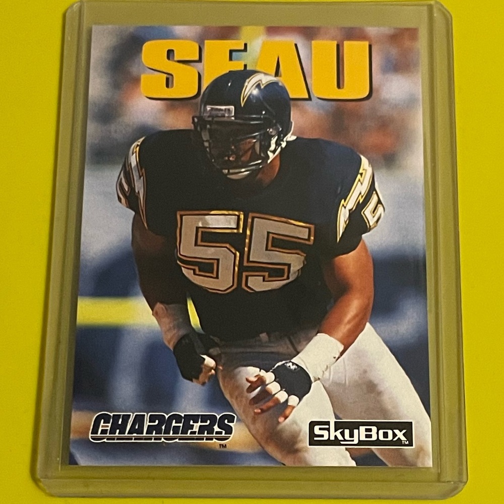 Junior Seau #175 1992 Skybox Impact Football Trading Card